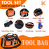 Set- 48PCS Set 3+ Kids Tool Toddler Tool Toys with Electronic Toy Drill, Tool Bag&Tool Belt&Tape Measure, Pretend Play