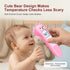 Zalcerin Cute Bear Silicone Thermometer Case Compatible with GoodBaby No-Touch Thermometer, Soft Anti-Drop Protective