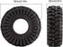 INJORA 1.0 All Terrain Super S5 King Trekker Tires - Soft Sticky for 1/18 TRX4M 1/24 RC Crawler Axial SCX24 FMS FCX24