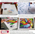 12" Wx16 Newsight Paint by Numbers for Adults & Kids & Beginners DIY Acrylic Painting Gift Kits (Framed Color Cow, L)