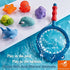 Bath Toys Playset - Fun Basketball Hoop & Balls, Bathtub Pool Shooting Game for Kids and Toddlers
