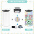 12 Oz 8 Pack Sublimation Sippy Cup Tumblers With Handle, Straight Sublimation Blanks Kids Tumbler, Stainless Steel