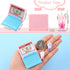 6 Pieces 1:12 Dollhouse Mini Laptop & 4 Pieces Mini Bottle Ice Cream – Simulation Notebook Lovely Folding Laptop Model