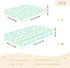 miaozhen 1 Pack 52x28 Cotton Baby Crib Sheets Soft Comfy Gymnastics Cartoon Crib Mattress Sheet for Nursery Decor