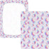 miaozhen 1 Pack 52x28 Cotton Crib Sheets for Baby Boys Girls Soft Stretchy Hologram Strawberry Silver Crib Mattress