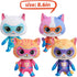 YXCTZKVX Set 4 Set Children(8Inch) Super Cat Plush Toy of Soft Stuffed Animals Sparks, Buddy, Ginny, Bitsy Adorable