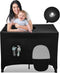 Poudee Pack n Play Blackout Cover Travel Crib Blackout Cover Breathable Blackout