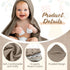 VitalCozy 8 (32 32 Inch,Neutral Pcs Baby Muslin Hooded Bath Towels and Washcloths Muslin Cotton Hooded Baby Towels