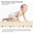 65" 50" Foldable Baby Play Mat, X Waterproof Double-Sided Cushioned Activity Play Mat, Soft Lightweight Foam Playmat
