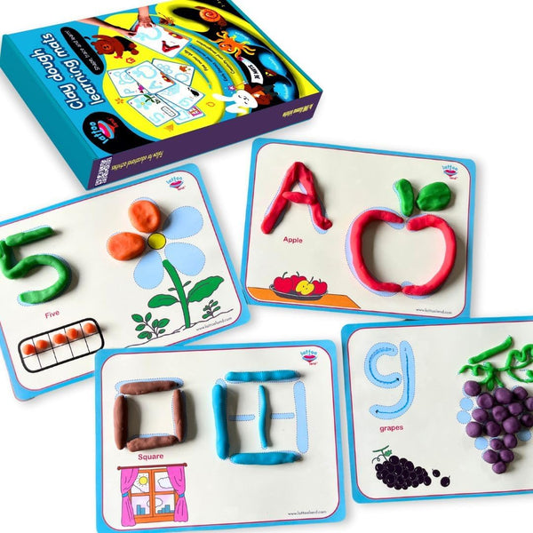 Alphabet & Number Playdough Mat for Letter Tracing | 36 Activity Card