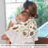 Emelivor Set 4 Western Cowboy Gray Pattern Muslin Burp Cloths for Baby Super Soft Baby Burp Cloths of Absorbent Baby