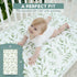 2 Pack 28" 52" TCBunny Premium Fitted Baby Crib Sheets for Standard Crib Mattress - Ultra-Soft Cotton, Stylish Rabbit