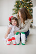 Little Holly Big Elf/Lil Elf Sock Set, Mommy and Me Matching Socks, New and Expecting Mom Gift, Baby's First Christmas