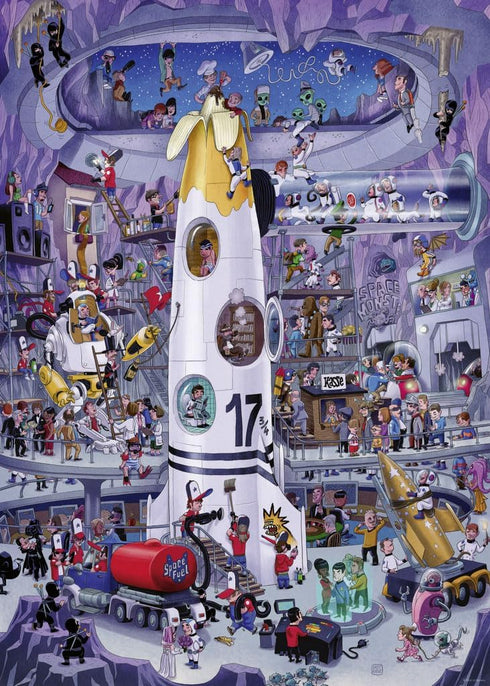 Heye 29790 "Rocket Launch Oesterle Puzzle, 1000-Piece