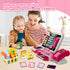 Playset Playset VOPOGLNE Cash Register Toy for Kids, Real Calculator Register, Pretend Play Store with Music, Scanner