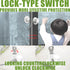 Fridge Lock with Key, Mini Refrigerator Door Lock, Baby Proofing Child Safety Lock with Strong Adhesive, 2-Pack
