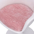 Fine Workmanship Doll House Office Chair, White Pink Round Feet Casual Rotatable Chair for 1:6 Doll House (with