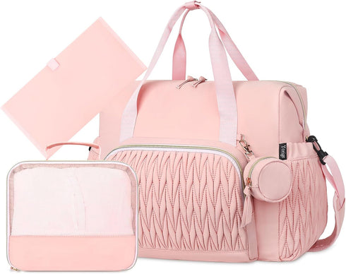 Yorige Diaper Tote Bag for Baby 6pcs, Large Mom Hospital Bags with