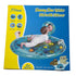 Tummy 31.5"31.5" 3-12 Time Mat Extra Large for Months Baby, Inflatable Water Playmat with Mirror, Teethers, Rattles