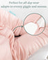 1.0 Cozy PurComfy Supersoft Active Toddler Sleepsuit TOG Long Sleeve Wearable Blanket with Legs All-Season Sleeper