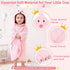 Sublaga 4 Set, 32x32 3 Pcs Baby Towels and Washcloths Hooded Baby Towel, Soft and Absorbent Baby Bath Towels, in Baby