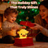 Dimmable 30 BPA-Free SiliconeHuggwaii Highland Cow Night Light for Kids, Squishy Night Light Touch Cow Lamp, Highland