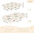 miaozhen 1 Pack 52x28 Cotton Baby Crib Sheets Ultra Soft Cute Cartoon Garden Possum Spring Crib Mattress Sheet