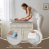 Foam,27x17 InchGrey Babylush Wipeable Changing Pad for Dresser,Easy to Clean and Non-slip Waterproof Changing Pad