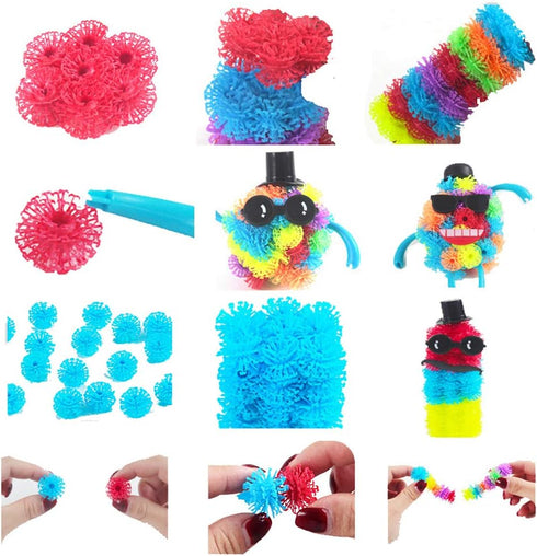 640pcs Building Blocks Connect Toys, Basic Mix Construction STEM Assembling Educational Interlocking Toys for Boys Age