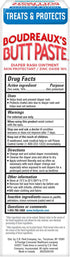 Boudreaux's Butt Paste for Sensitive Skin - Diaper Rash Cream, Ointment for Baby, 4 oz Tube, 2 Pack
