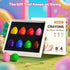 8 1-3, 1-3 Colors Egg Crayons for Toddlers Jumbo Easy-Grip Crayons with Anti-Roll Flat Bottom & Fruit Patterns