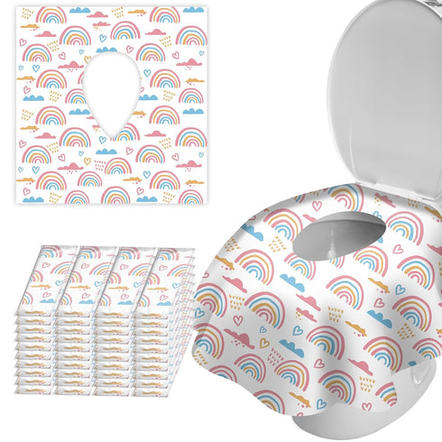 ZHOMA 40 Pack Toilet Seat Covers Disposable for Bathroom, Extra Large XL Size