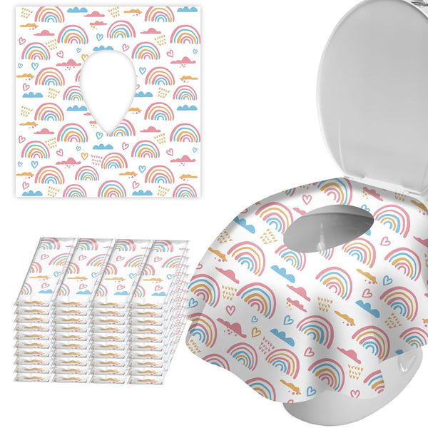 ZHOMA 40 Pack Toilet Seat Covers Disposable for Bathroom, Extra Large XL Size