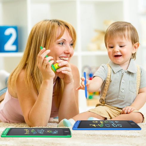 20 Pack 8.5 Inch 3-8 Zhehao LCD Writing Tablet for Kids: Colorful Drawing Doodle Boards - Reusable Erasable Doodle