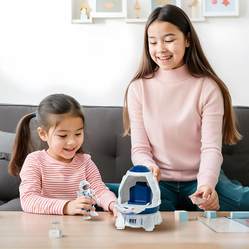 Space Capsule Toys for Kids - Space Toys with Lights and Sound for Outer Space Adventure Gift for Ages 3-8