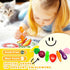 R&DLanci 8 Count, Toddler Crayons Non Toxic Washable Crayons for Toddlers, Unbreakable Easy-Grip Vegetable & Fruit