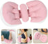 U-Shaped Maternity Pillow for Pregnant Women Waist Support Cushion for Side Sleeping Relieves Belly and Back Pain