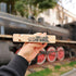 Fartime 4 (4 PCS-Wooden Train Whistle Musical Toy for Kids Tone)