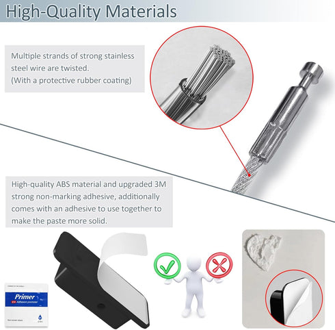 Refrigerator Lock Combination, Child Proof Fridge Lock for Cabinets, Drawers, Windows, No Keys Needed