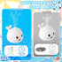 ?2024 Upgraded?Rechargeable Whale Bath Toy Sprinkler, Light Up Bath Toys for Toddlers 1-3, Baby Shower Gifts