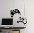 Wall Decal Gamer Gaming Joystick Vinyl Art, Kids Room Decor, 28 in X 43 in