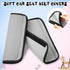 4 (Gray,10.63 4.33 Inch) Riakrum Pcs Baby Car Seat Belt Covers Soft Car Seat Straps Shoulder Pads for Kid Infant