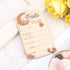 Gosknor Baby Announcement Sign, Moon Star Birth Announcement Board Wooden Hello World Newborn Sign Decor Welcome Baby