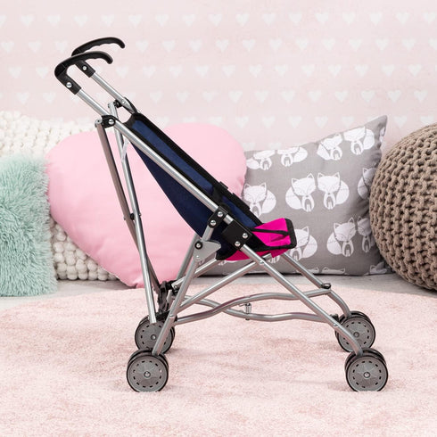 18" Bayer Design Dolls Buggy for up to Dolls,Blue/Pink