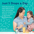 3 100% Immune 32 Biostime Baby Vitamin D & Colic Probiotic Drops for Newborns to Years Old | Daily Values Vitamin D