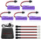 5PCS 3.7V 1000mAh Lipo Battery with 5-IN-1 Charger for RC Toy Car Battery SM-2P Plug for Various RC Cars and Trucks