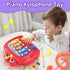 4 in 1 Baby Toy for 6-18 Months, Learning Toys for Babies, Busy Cube, Stacking Toys, Unicorn Pull String Toy