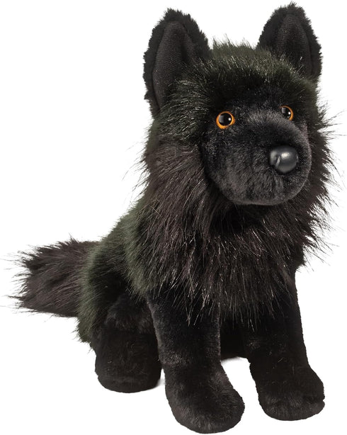 Douglas Vilkas Black Wolf Plush Stuffed Animal