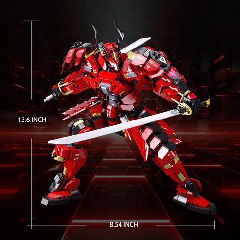 Sets, Set, 923 Mech Building Kafei Samurai Warrior Building Toys with Double Swords, Collectible Gift for Adults Man