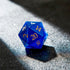 FTNNGIME 1PCS D20 25mm 20 Gem DND Dice - Sided Crystal Cat Eye D&D Dice for Dungeons and Dragons, RPG, Roleplaying
